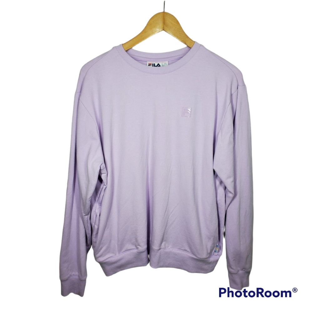 Fila Crewneck Sweater Lilac Purple Pastel Loungewear 💜 size large